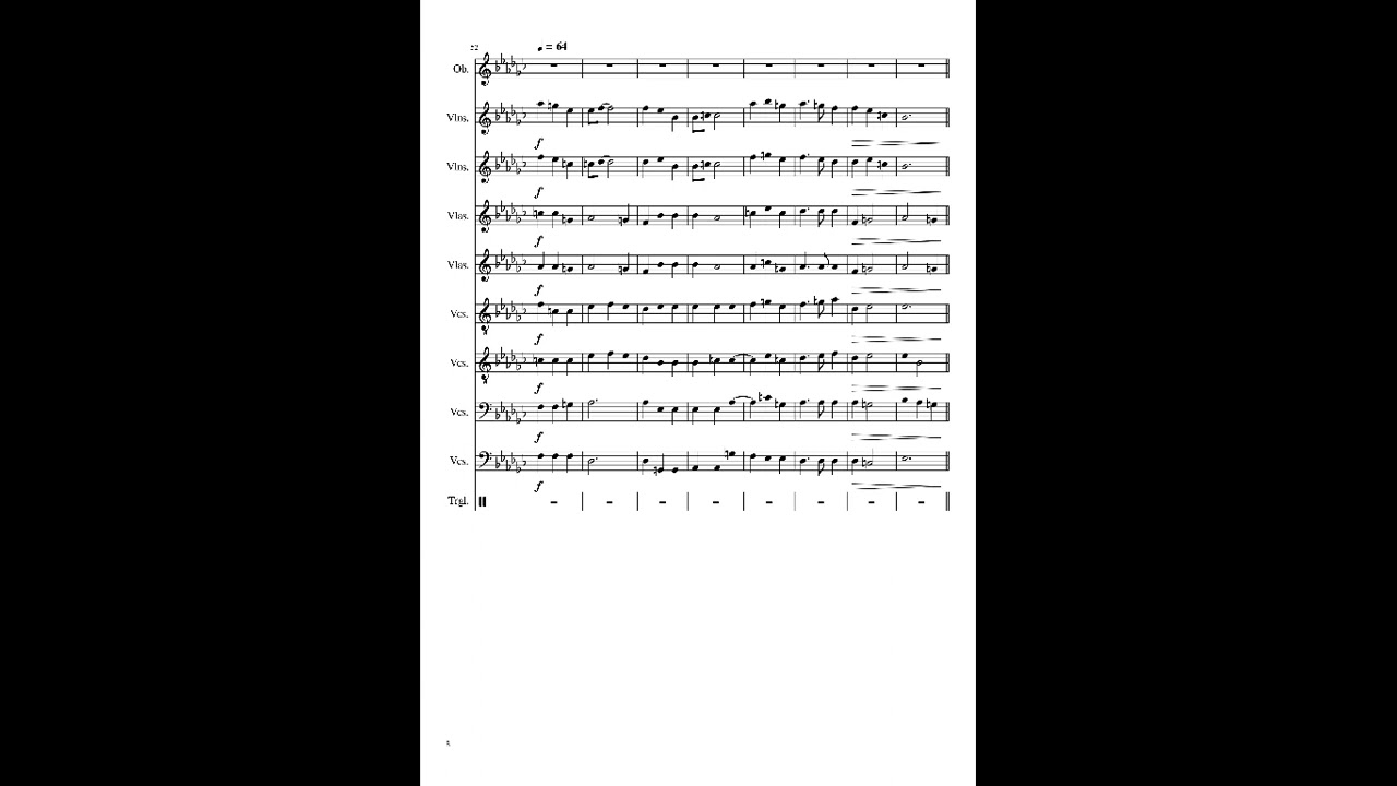 Only in Sleep for Oboe Solo and Strings Orchestra
