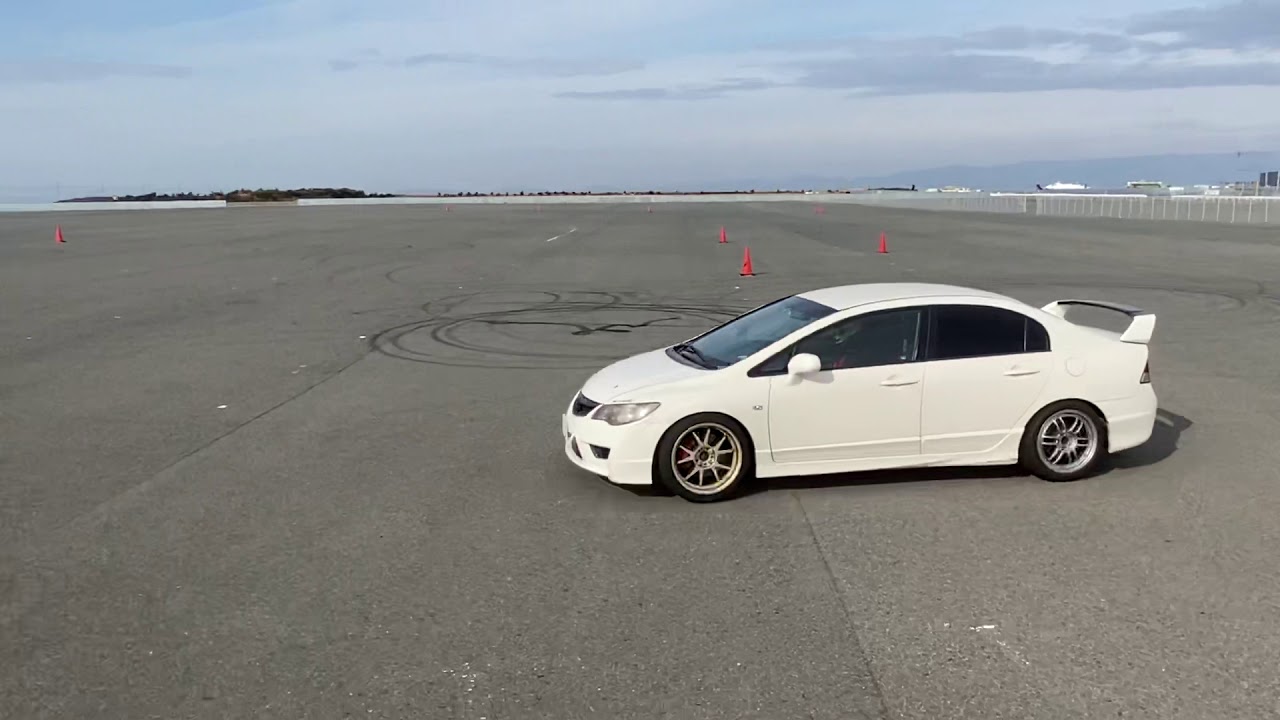 2020年12月26日泉大津ジムカーナ午前　FD2 シビック モリモリ管