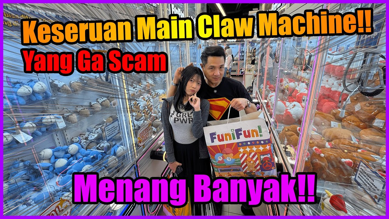 Coba Jadi Papi Selama 1 Hari!! | Explore Funifun Tempat Main Claw Machine!!