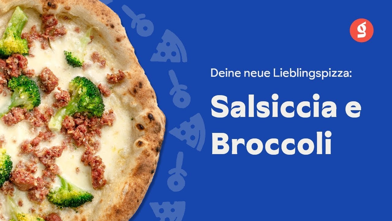 Pizza mit Salsiccia und Brokkoli (Vermutlich Deine neue Lieblingspizza)