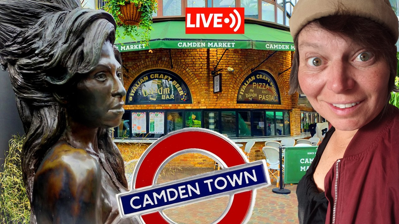 Camden Town London Live Walk - Amy Winehouse, Punk Rock History & Camden Market Street Art