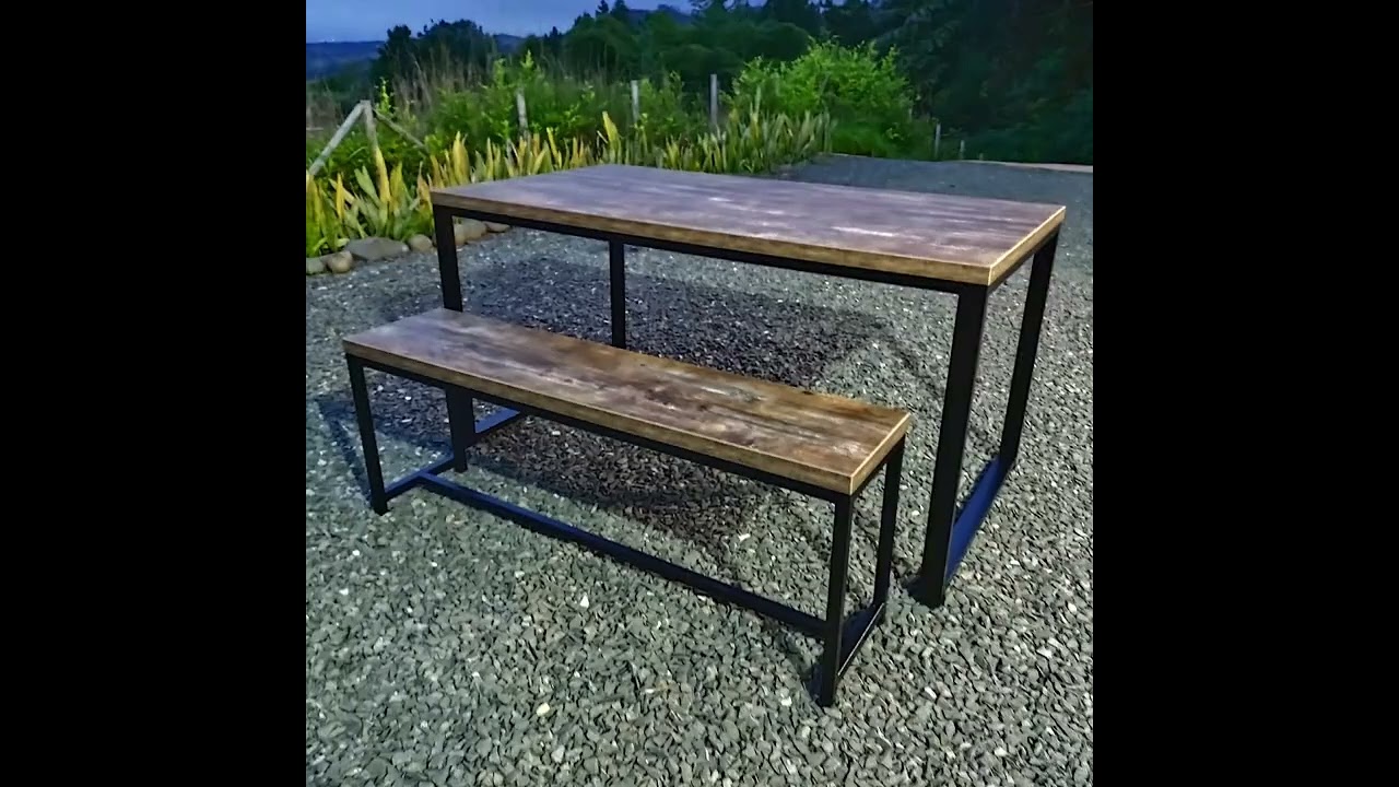 Mesa comedor (Tipo Industrial)