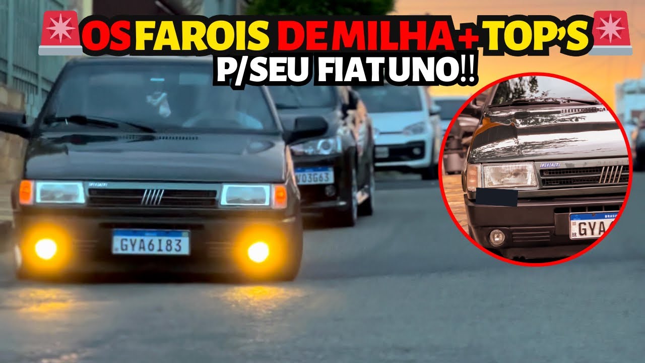 VEJA OS FARÓIS DE MILHA NEBLINA, MAIS TOPS PRO SEU CARRO