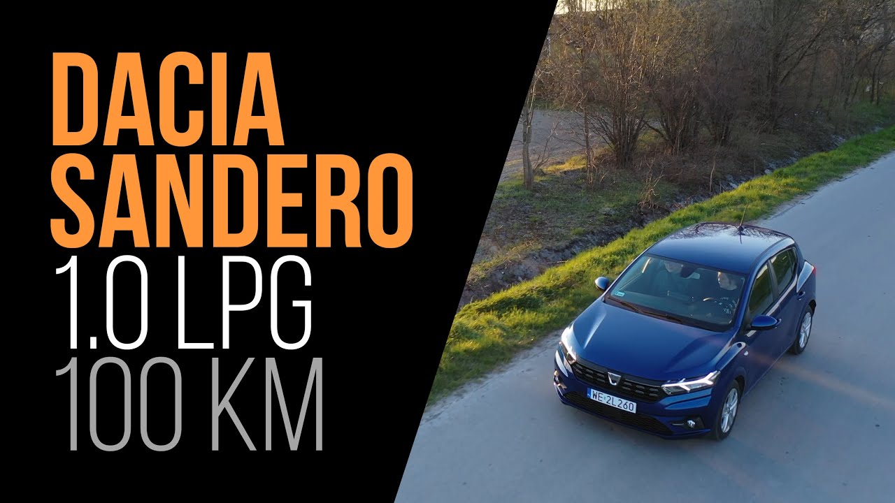 Dacia Sandero LPG - fajna, tania, ale mniej bezpieczna - TEST PL