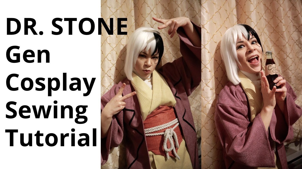 Dr. Stone Gen Cosplay Sewing Tutorial DIY
