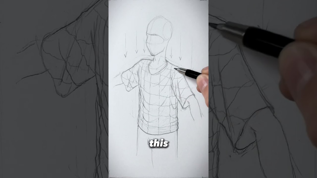 Here&rsquo;s How To Draw CLOTHING #drawing #foryou #shorts