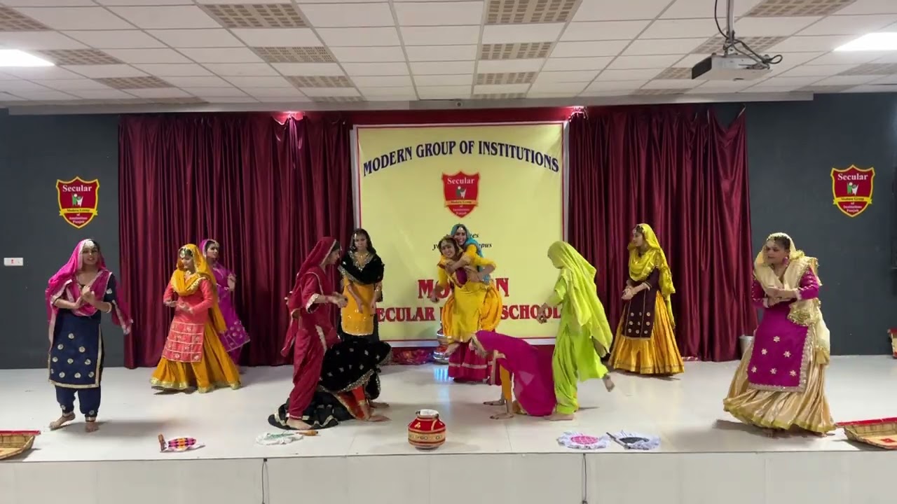 FAP Cultural Achievement Award 2024 (Punjabi Group Dance) of Modern Secular Public School, Dhuri