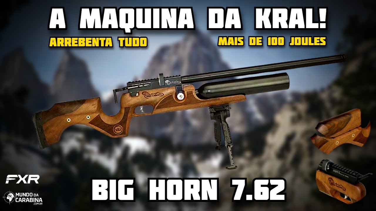 BIGHORN 7.62mm - UMA MÁQUINA DA KRAL - Mundo da Carabina