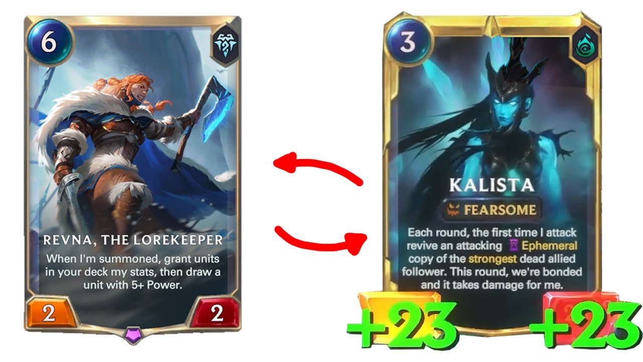 MY NEW FAVORITE COMBO!  Stat Generator Kalista!  | Legends of Runeterra