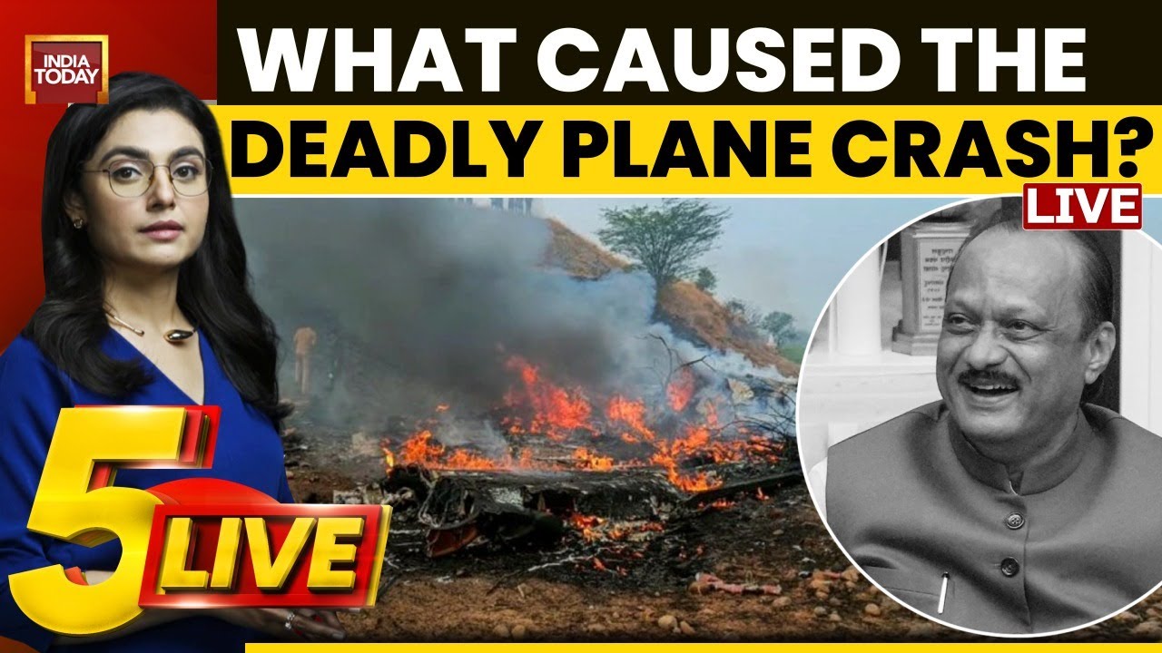 Ajit Pawar Plane Crash Updates: What Caused The Tragic Plane Crash In Baramati? | 5ive LIVE