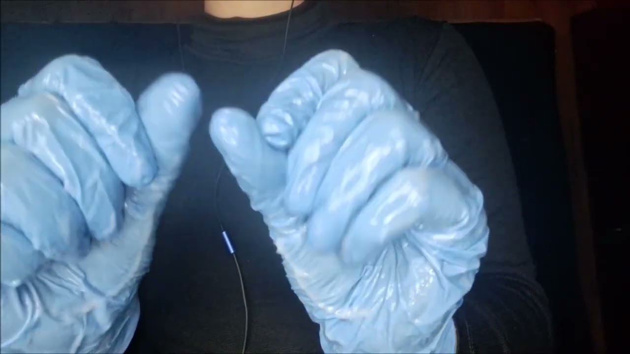 #ASMR Sticky Rubber Gloves #ティングル