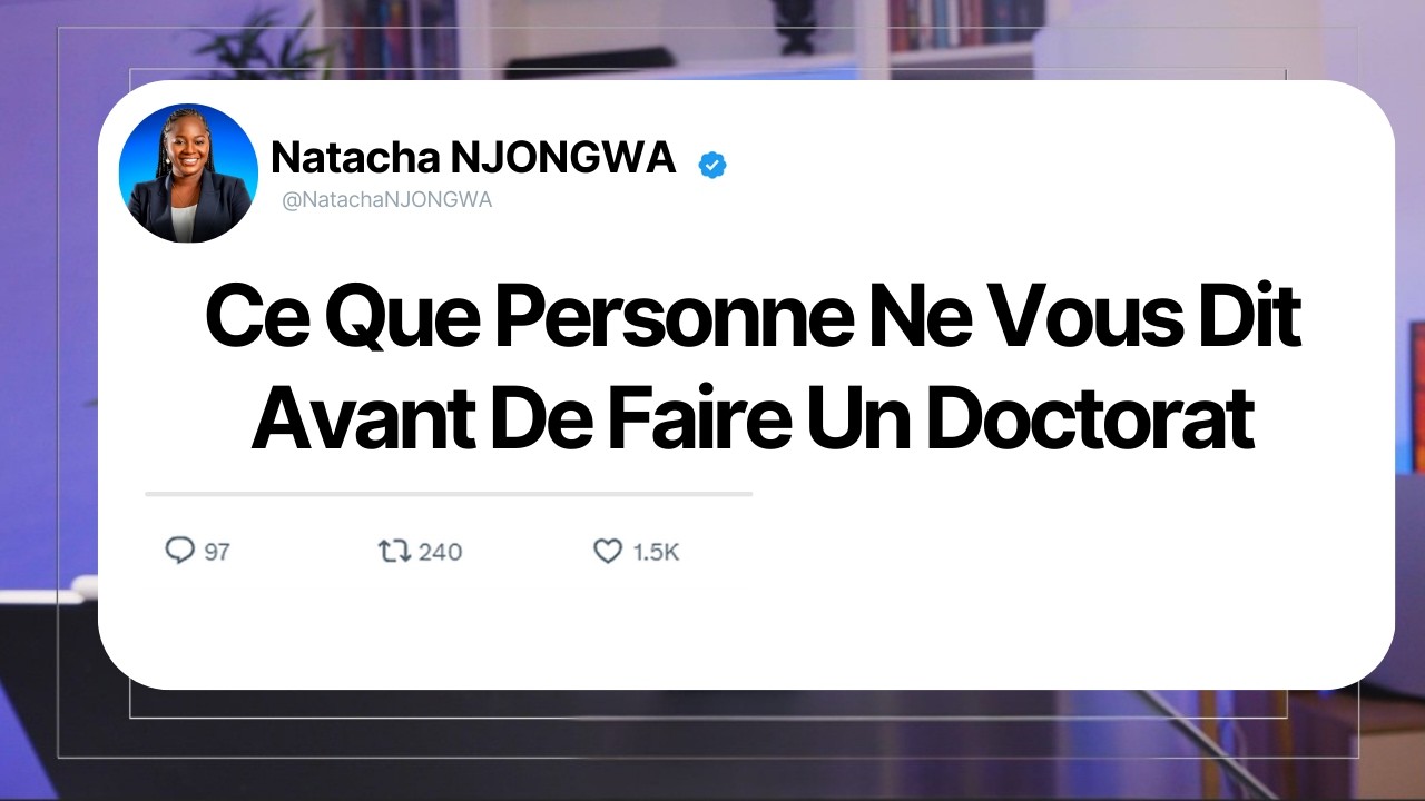 Le Doctorat : Ce Qu’On Ne Vous Dit Jamais