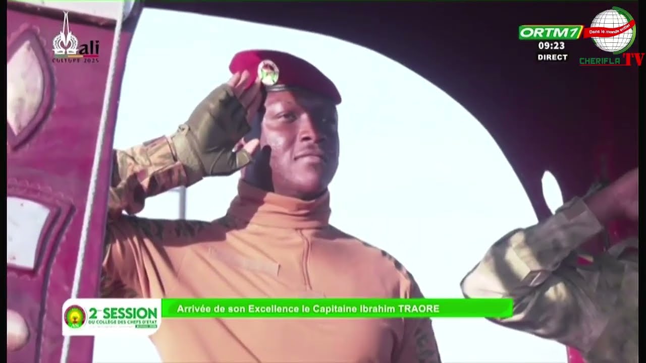 Arrivée de son excellence le Capitaine Ibrahim TRAORE