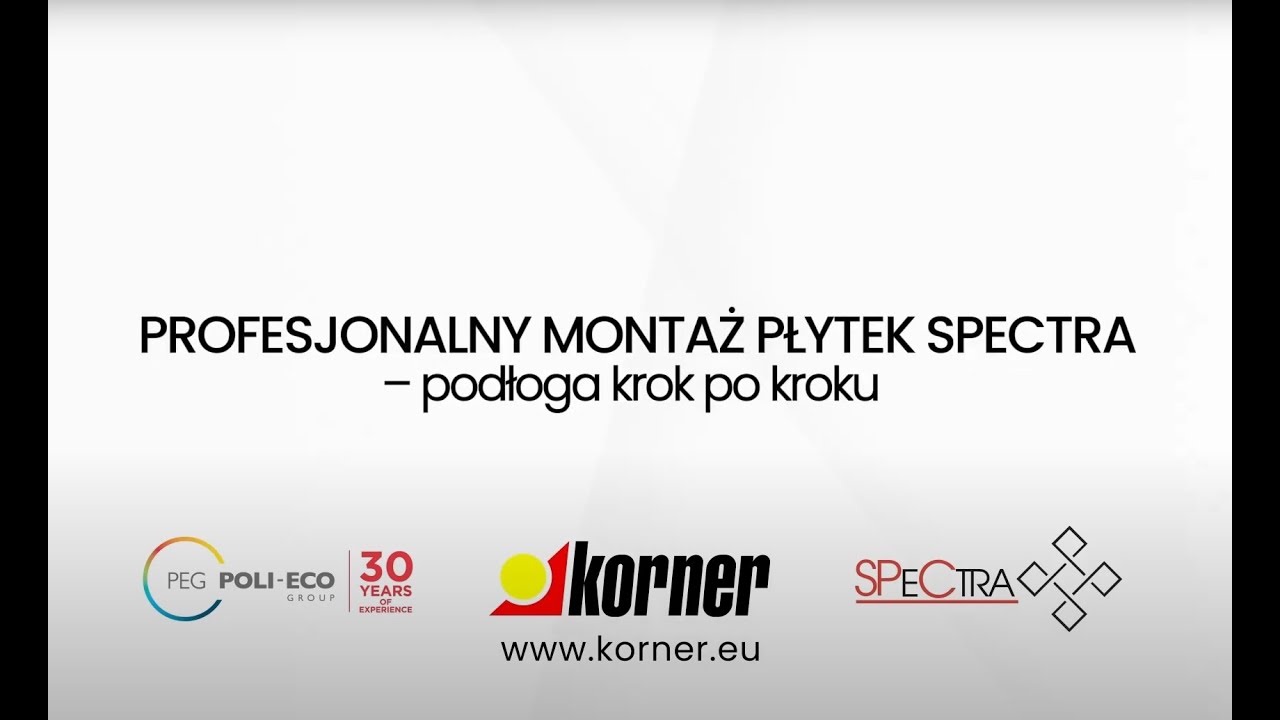 Montaż płytek podłogowych SPC SPeCtra marki Korner