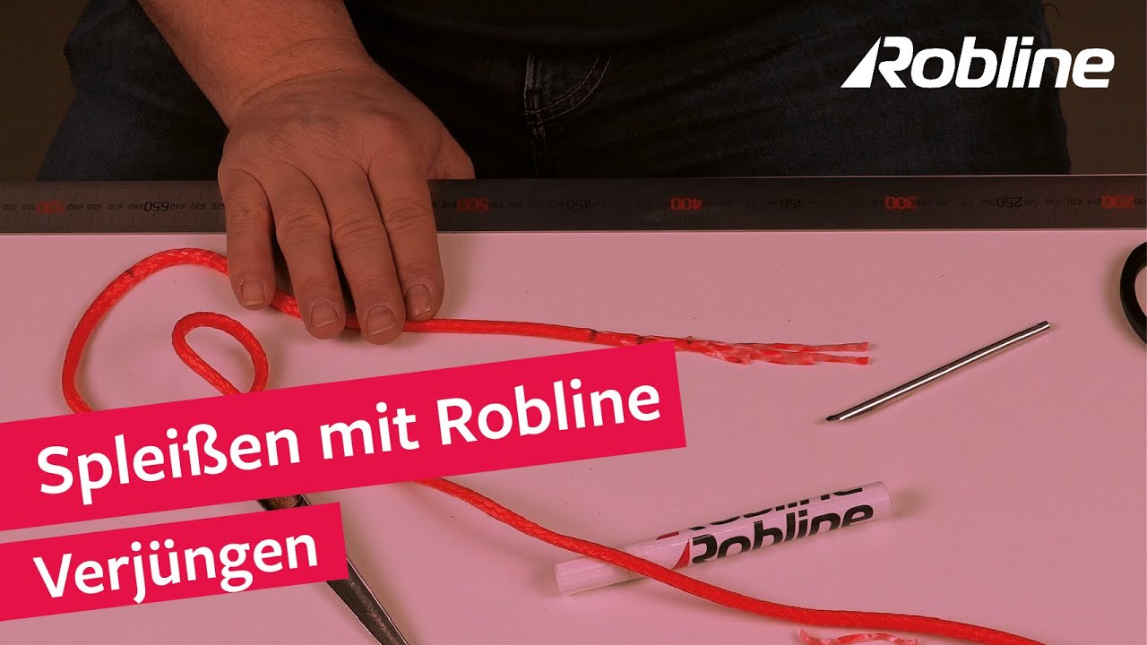 Splei&szlig;en mit Robline - Verj&uuml;ngen (Robline Ocean 3000 / Single Braid)