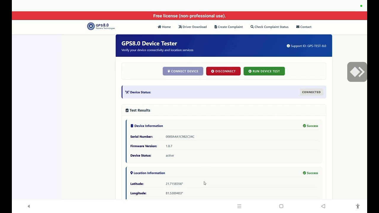 SBI CSPGPS DEVICE SETUP RAIVENS