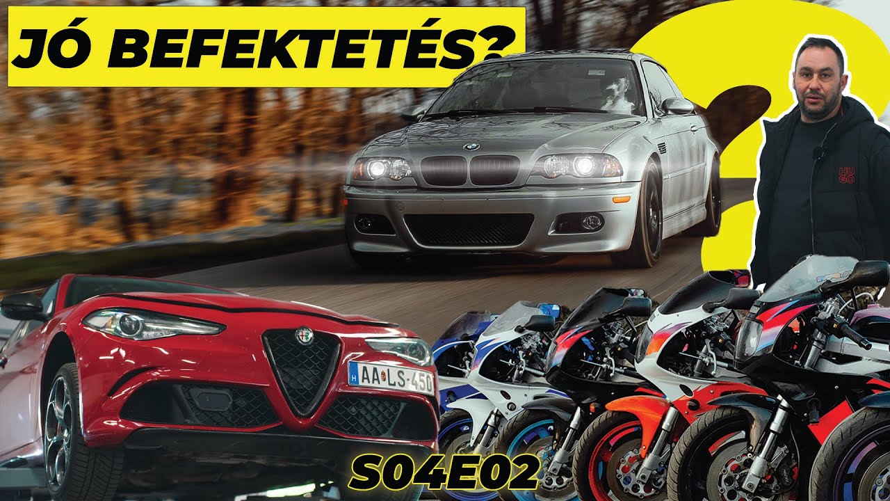 JÓ BEFEKTETÉS? - Kárai Exclusive | S04E02 - Alfa QV, SuperBikes, E30 M3, 850Ci, E39 M5