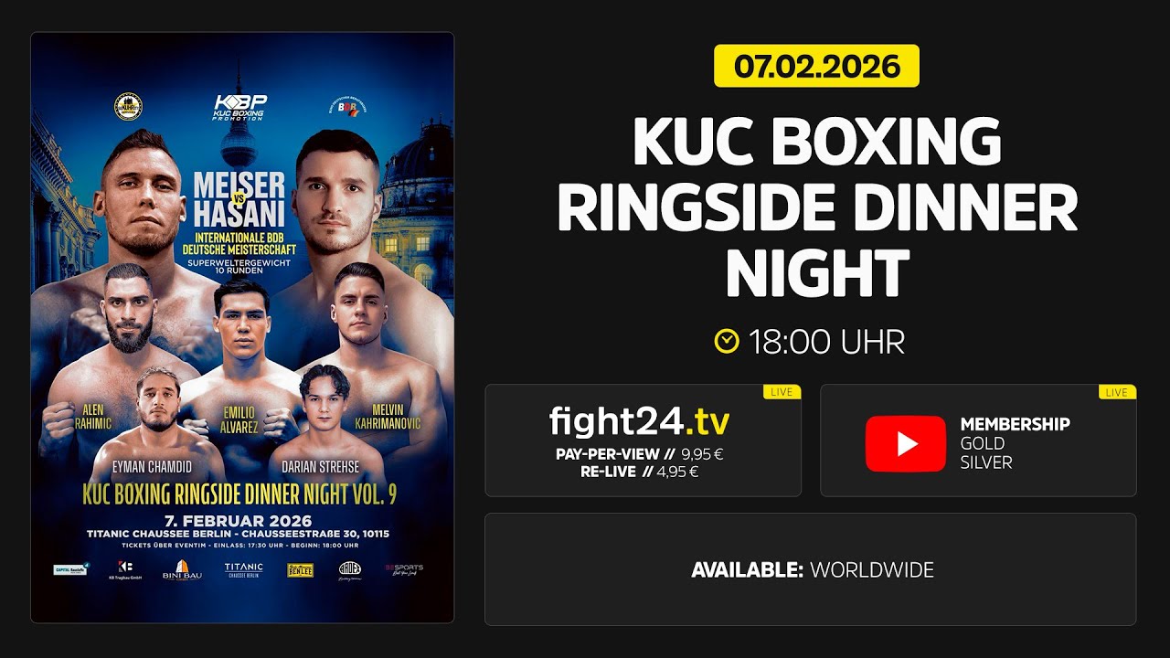 Kuc Boxing Dinner Night: Waage