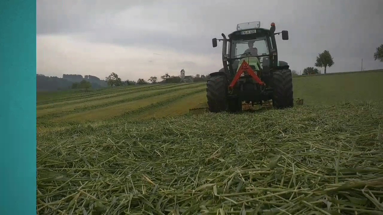 Roggen silieren 2017 bei Familie Klein