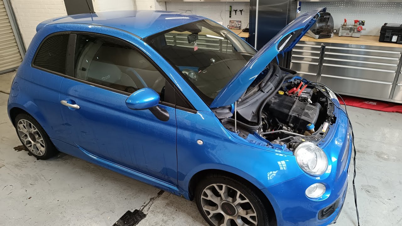 Программирование сменного ключа дистанционного управления на Fiat 500 с предустановленной системо...