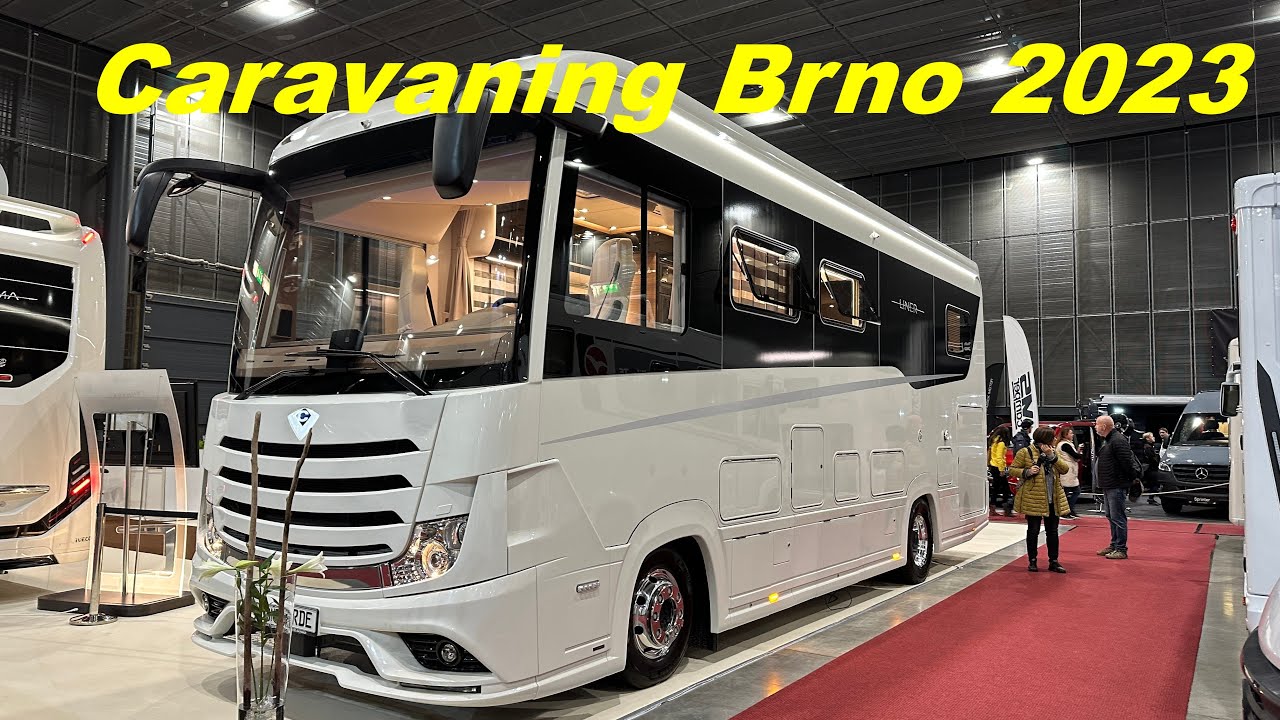 Caravaning Brno 2023 veletrh karavanů, obytné vozy.