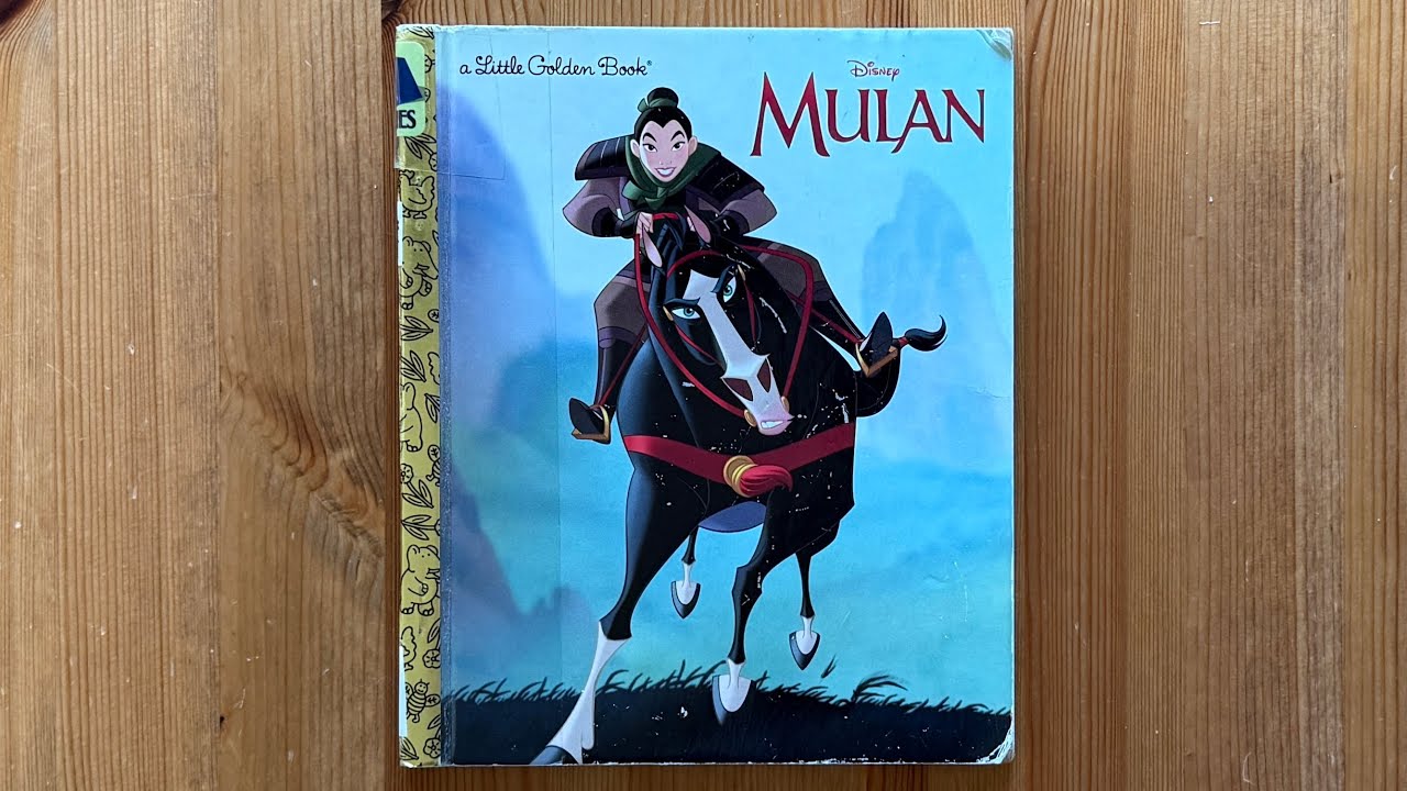 Ash reads Mulan (Disney Princess) (Little Golden Book) by Gina Ingoglia