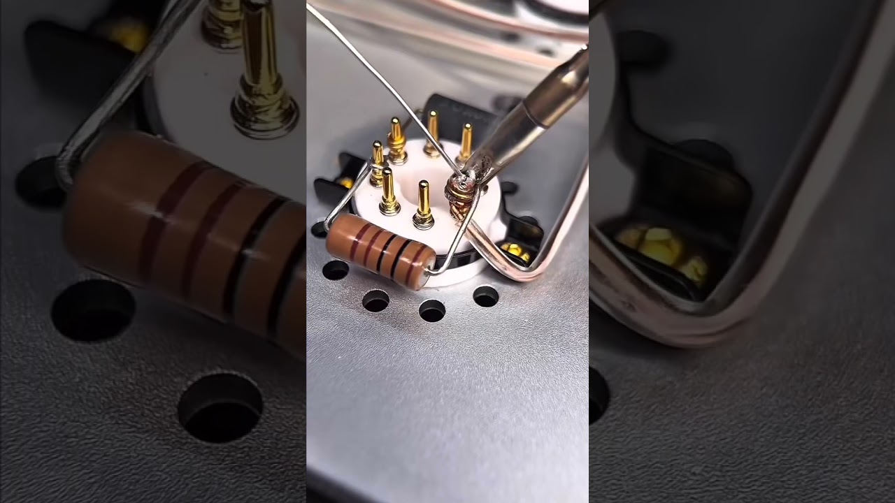 Inside the Tube Amp: Point-to-Point Wiring Explained #music #shorts #tubeamplifier