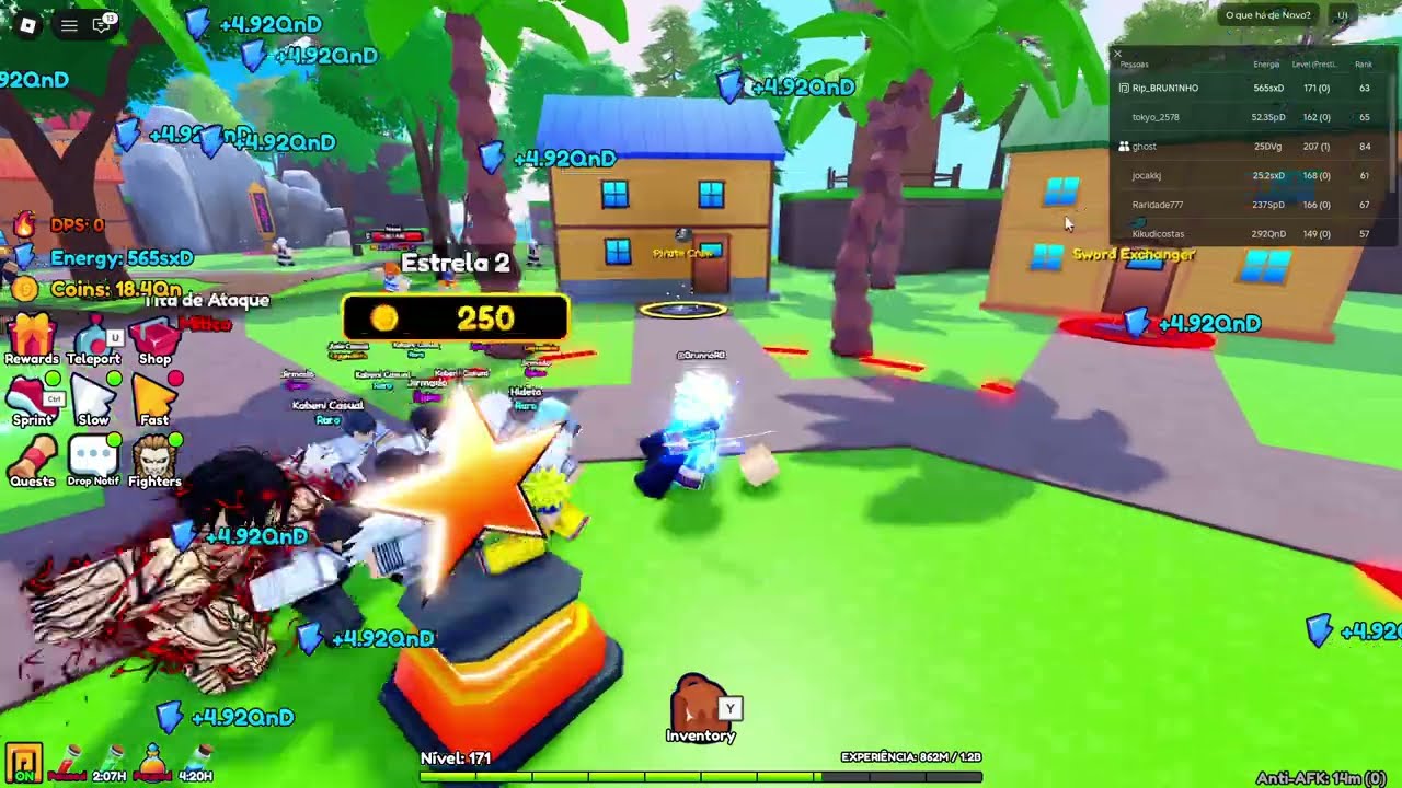 DICAS PRA INICIANTE NO ANIME ETERNAL NO ROBLOX