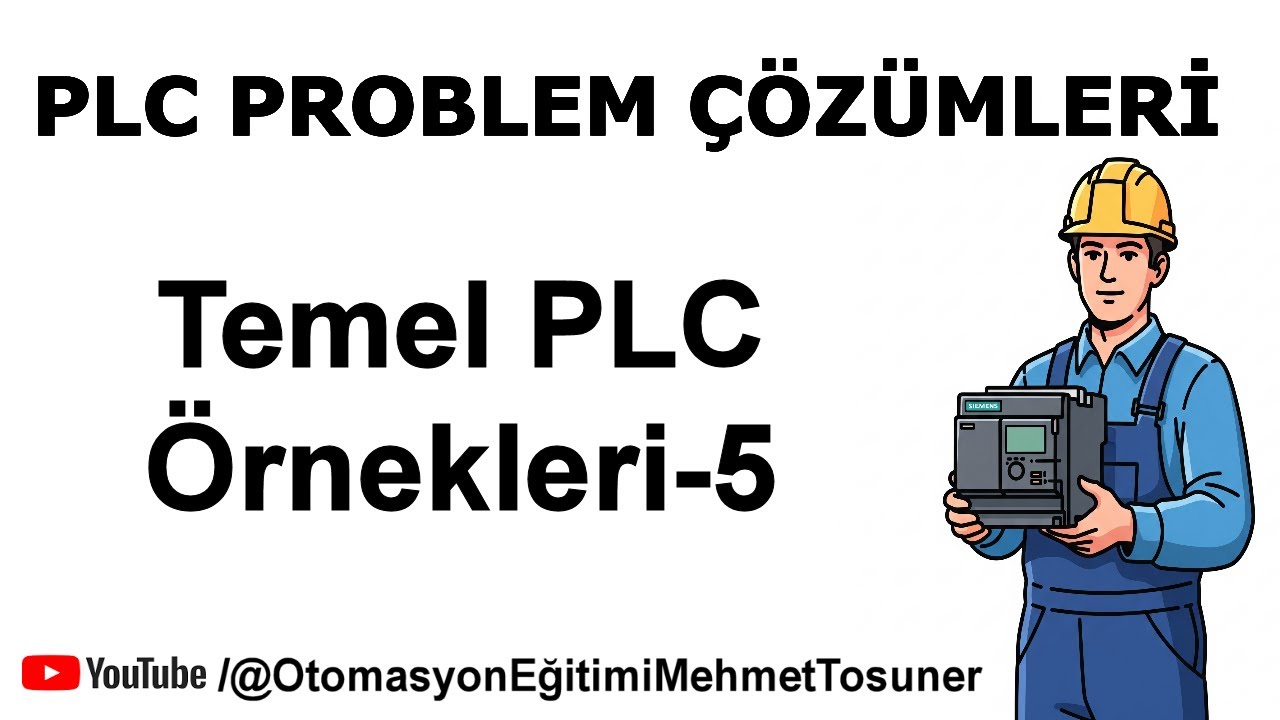 Temel PLC Örnekleri-5 #elektrik #otomasyon #plc #tiaportal #s71200 #s71500
