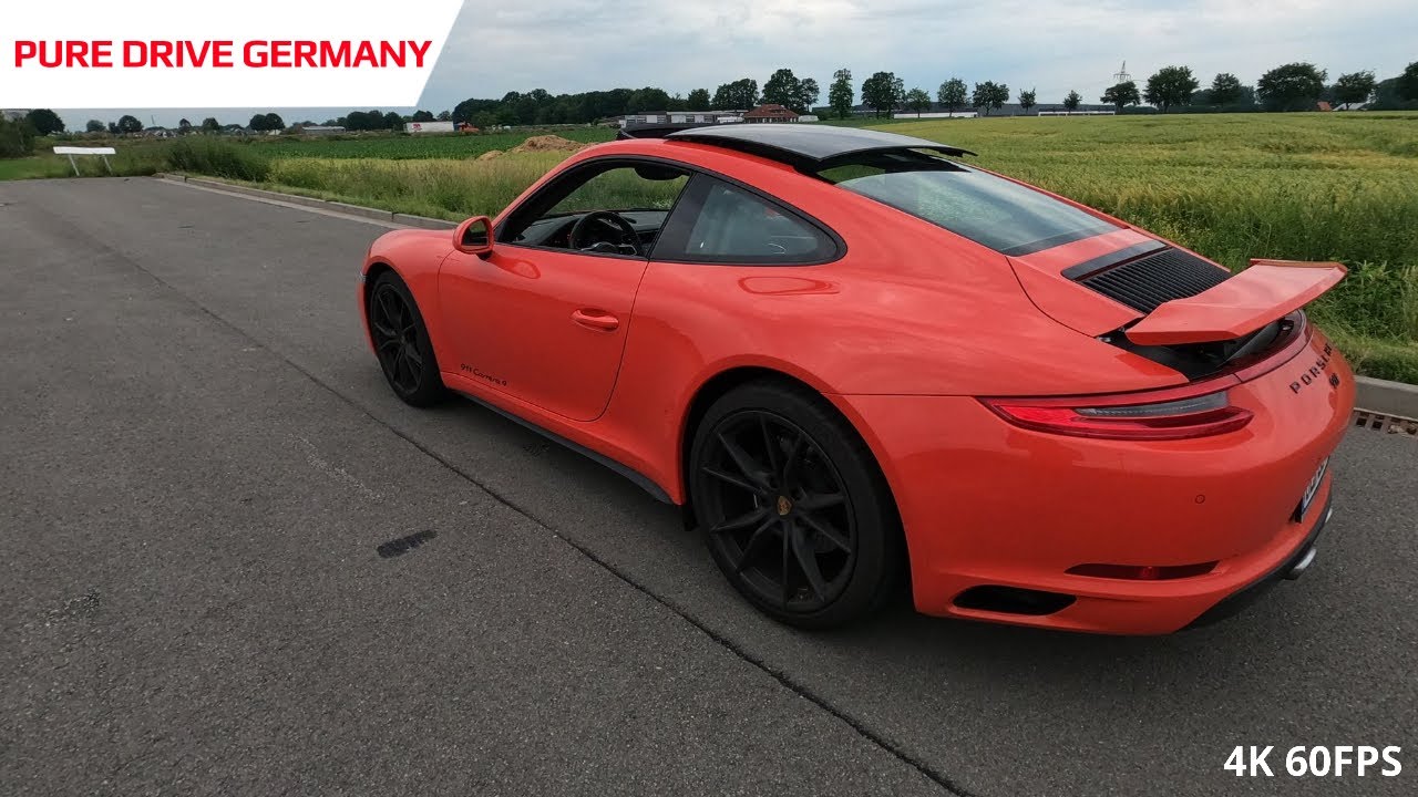 PORSCHE CARRERA 4 (370ps) - pure SOUND 4K 60FPS by puredrivegermany