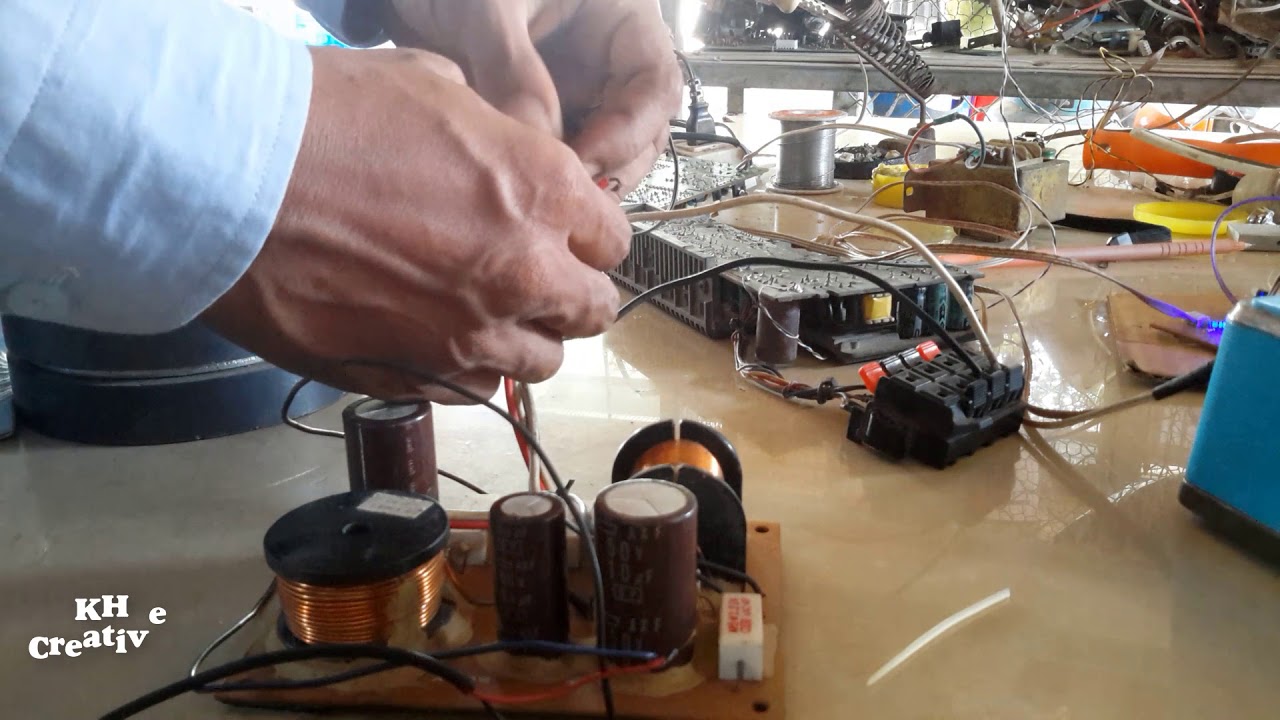 How to Make DIY Powered  Subwoofer - How to increase bass on subwoofer Make speaker louder