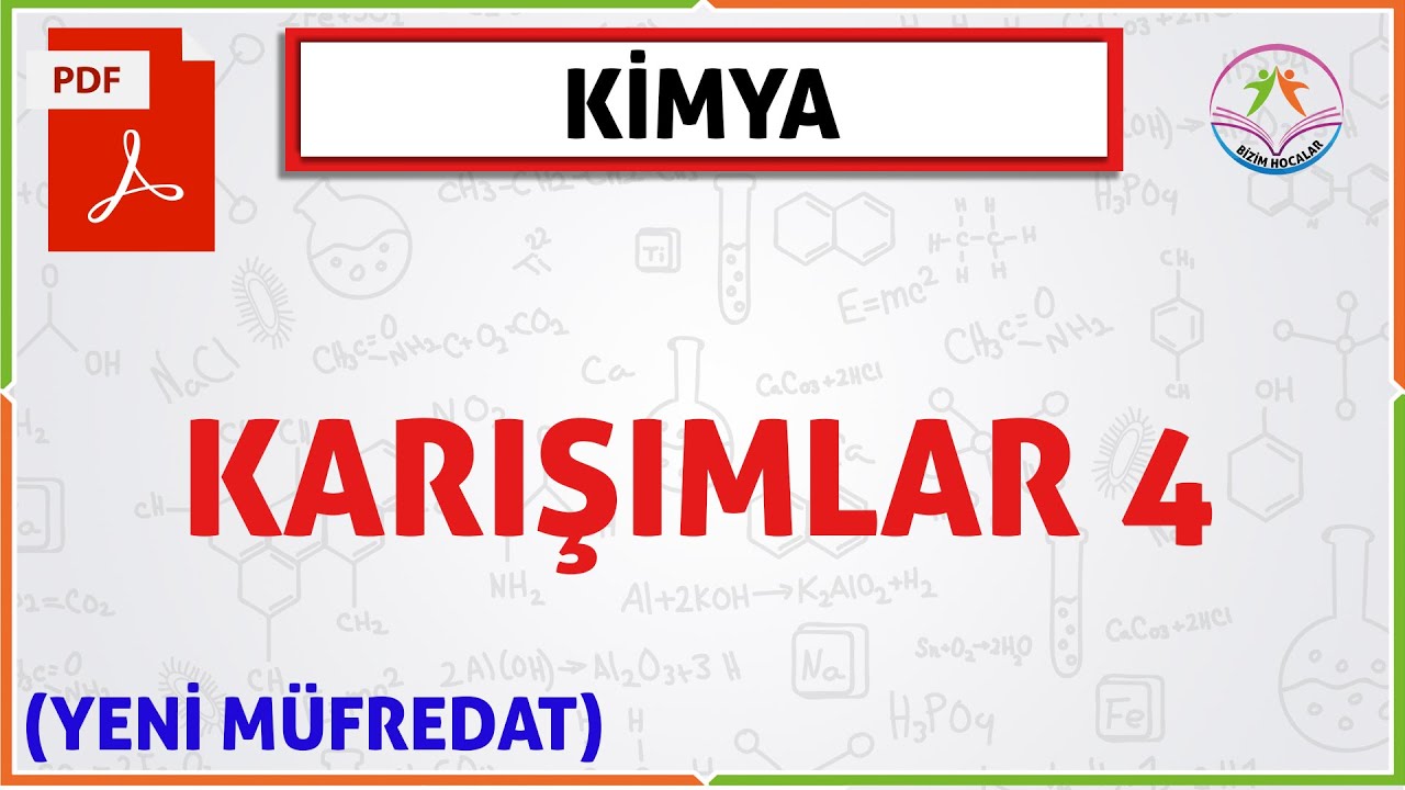 KARIŞIMLAR 4 (10. SINIF)(2020 TYT) KOLİGATİF ÖZELLİKLER (YENİ MÜFREDAT)