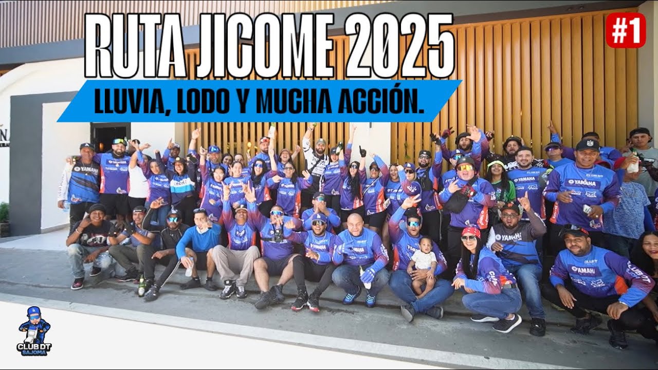Tremenda La Ruta Jicome 2025 - Club Dt Sajoma - Yamaha DT 125 | Ep 1  🇩🇴 