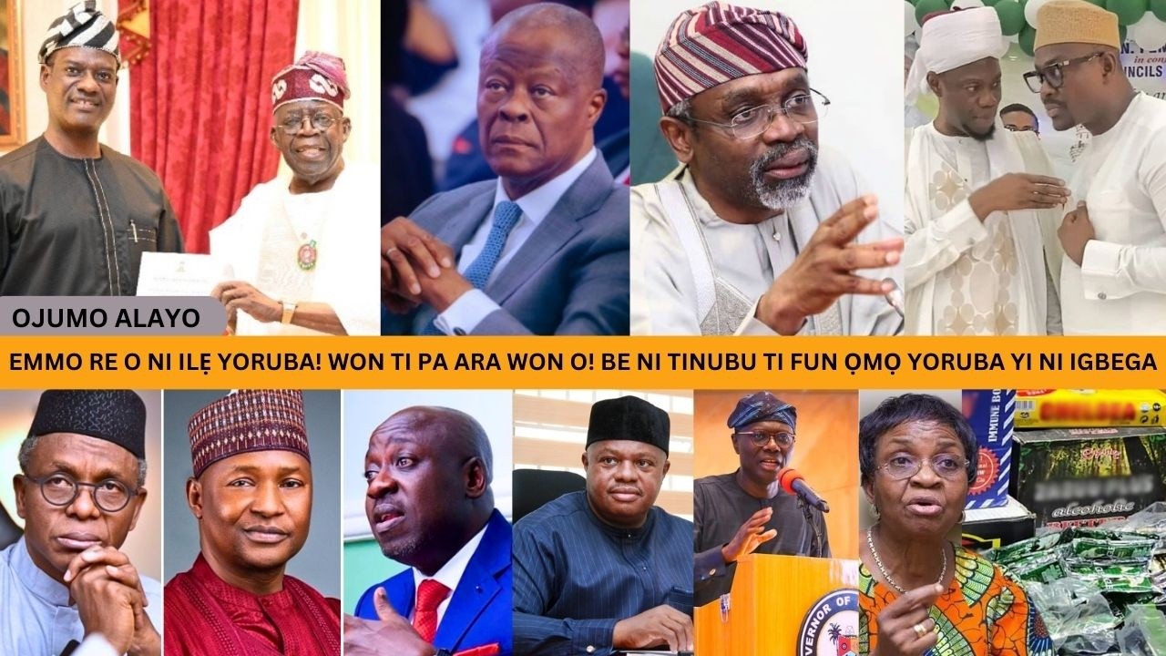 EMMO RE O NI ILẸ YORUBA! WON TI PA ARA WON O! BE NI TINUBU TI FUN ỌMỌ YORUBA YI NI IGBEGA