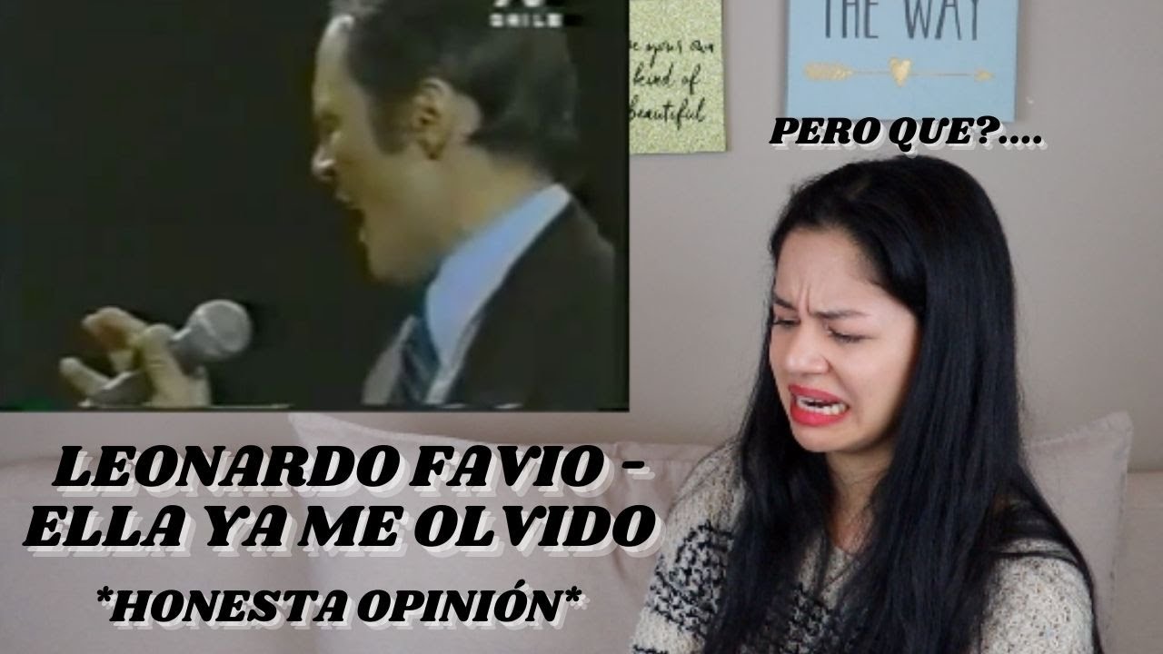 REACCIONO por PRIMERA VEZ a LEONARDO FAVIO - ELLA YA ME OLVIDÓ