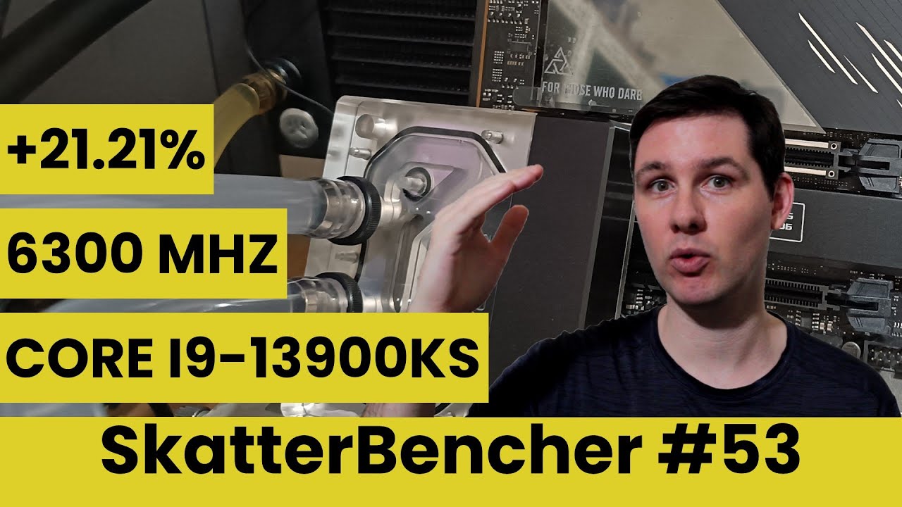 Core i9-13900KS Undervolt & Overclock to 6300 MHz With ROG Maximus Z790 Hero | SkatterBencher #53