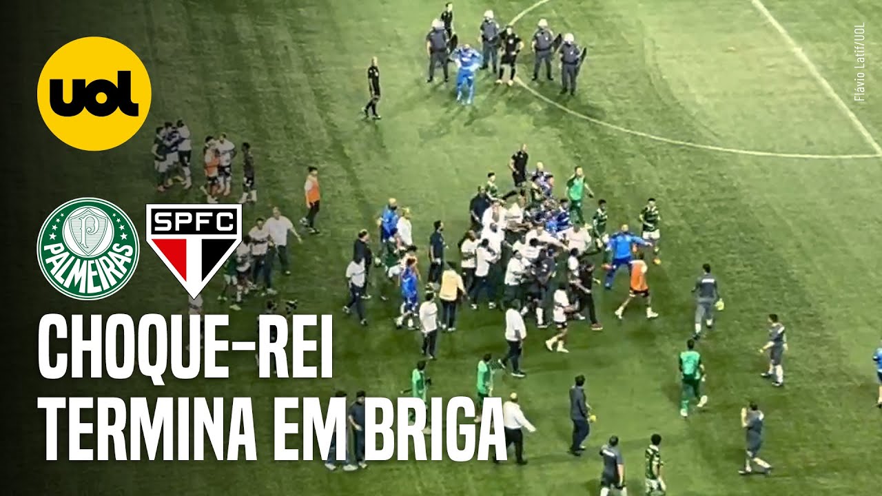 PALMEIRAS X SÃO PAULO: CHOQUE-REI TERMINA EM CONFUSÃO POR PROVOCAÇÃO DE GANDULA; VEJA