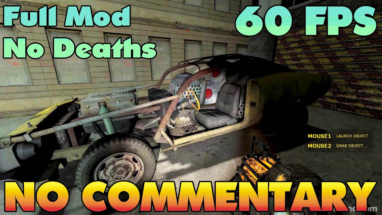 Half-Life 2: BENEATH THE OVERPASS - Full Walkthrough 【NO Commentary】 【60FPS】