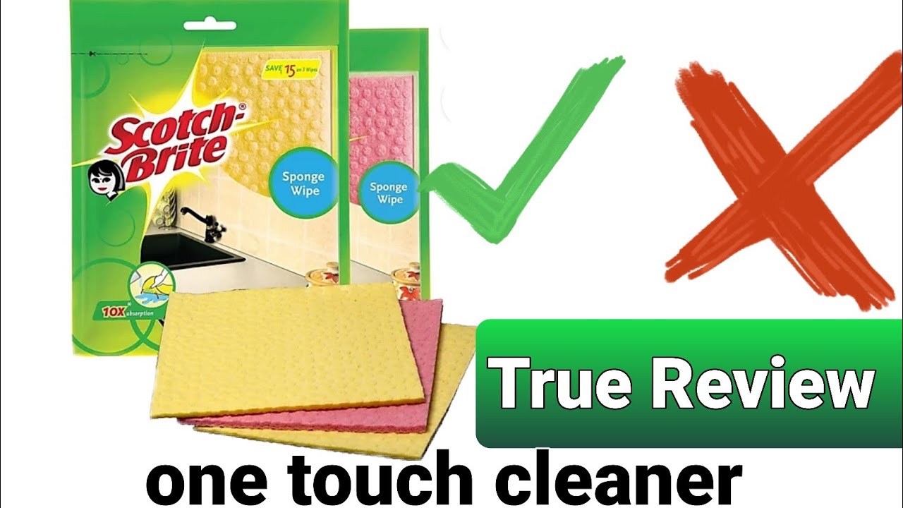 Scotch brite  sponge wipe review @apnacona2M