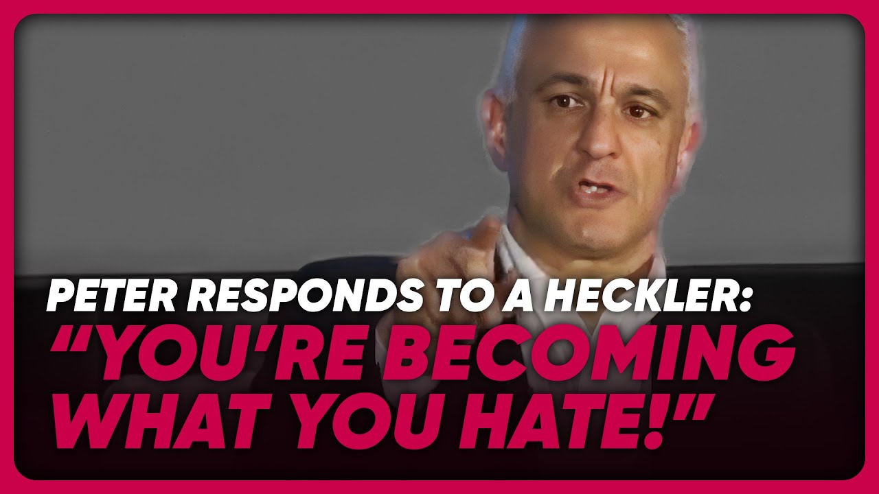Peter Boghossian Responds To A Heckler: 