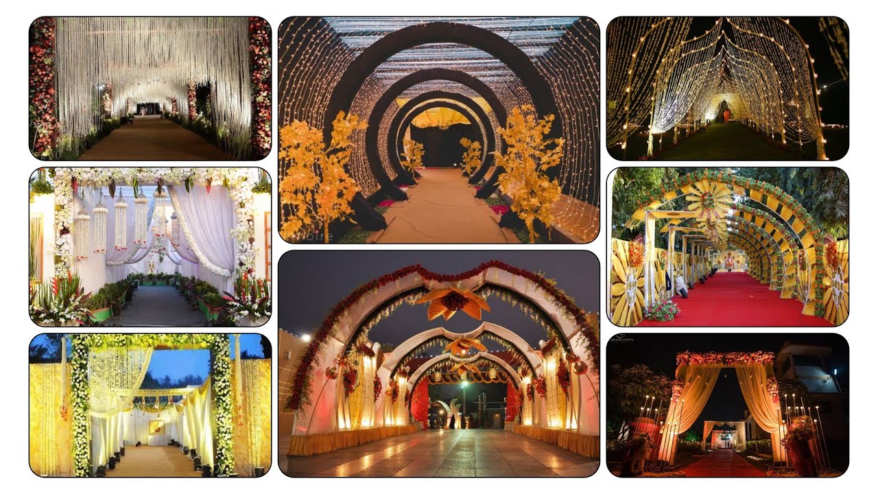 Wedding entry gate decoration ideas //Marriage entry gate design