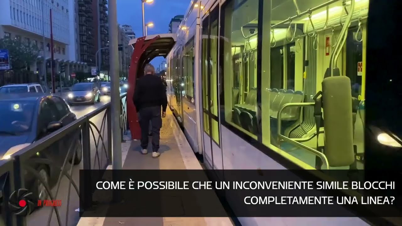 TRAM GUASTO, RETE BLOCCATA: SUCCEDE A PALERMO