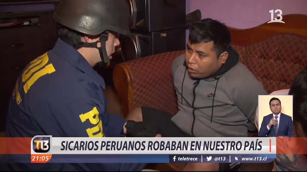 Detienen a banda de sicarios peruanos que operaba en Chile