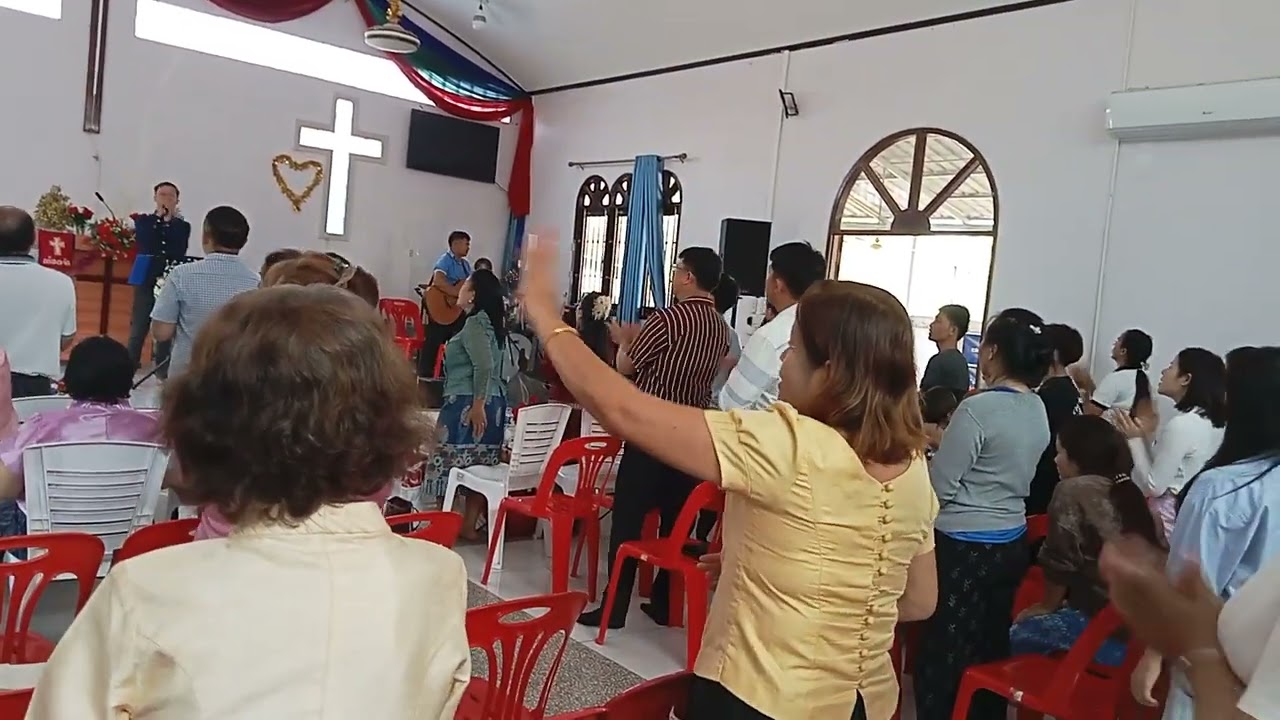In Laos 🇱🇦, in Vientiane. 15 March 2026.In Nonghai church. 
