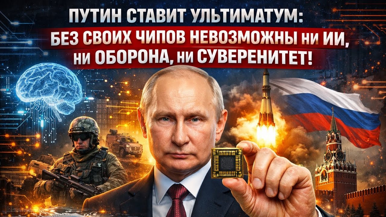 «Путин ставит ультиматум!»: Без собственных чипов невозможны ни ИИ, ни оборона, ни суверенитет