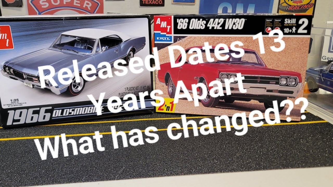 Let's see what's the big difference between the two    #1966Oldsmobile #442 Kits 1998 & 2011 Release
