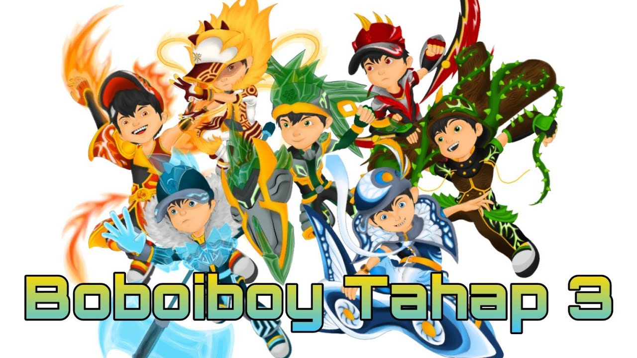 Boboiboy All tahap 3 2 1 FanArt