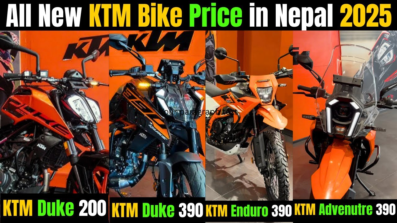 All New 🔥ktm Bike price in Nepal 2025🇳🇵| ktm new bikes Enduro 390 , Duke 200 , Adventure 390😱🔥