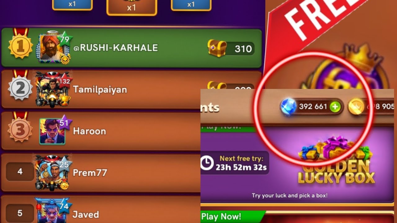 Anlimited Coins And Gems Carrom Disc Pool ?💎❤️🪙 Carom Pool Anlimited Coin Trick ? Carrom New Event 