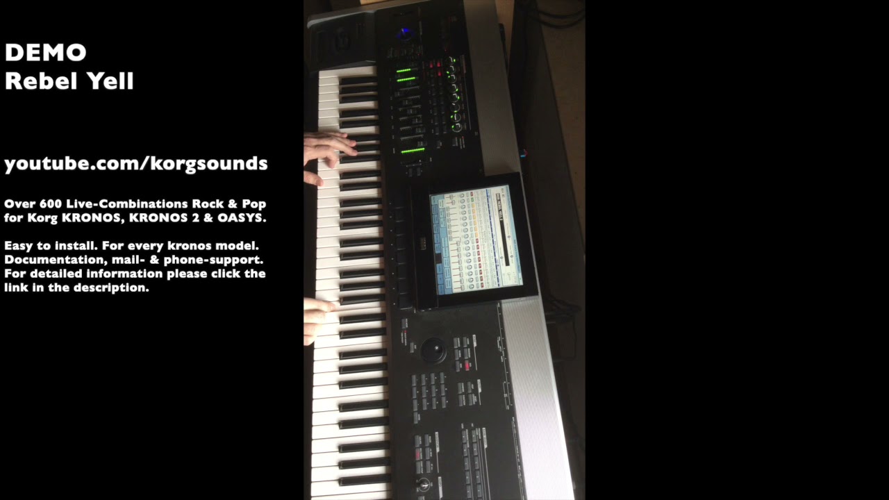 KORG SOUNDS - Rebel Yell / in style of Billy Idol